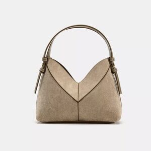 Zara NWT mini shopper handbag purse with crossbody